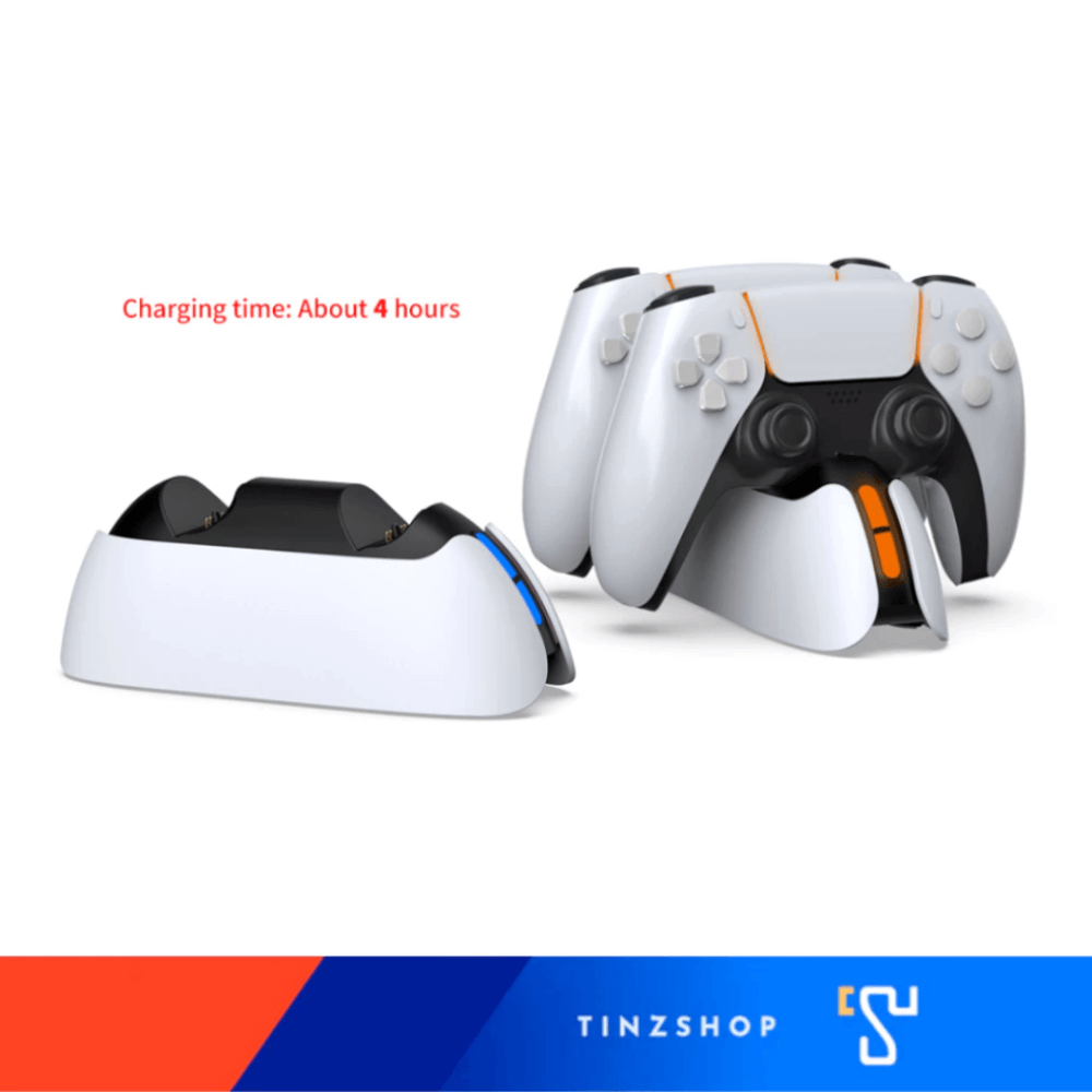 แท่นชาร์จ DOBE TP5-05103 สำหรับจอย DUALSENSE P-5 ชาร์จเร็ว สีขาว_4